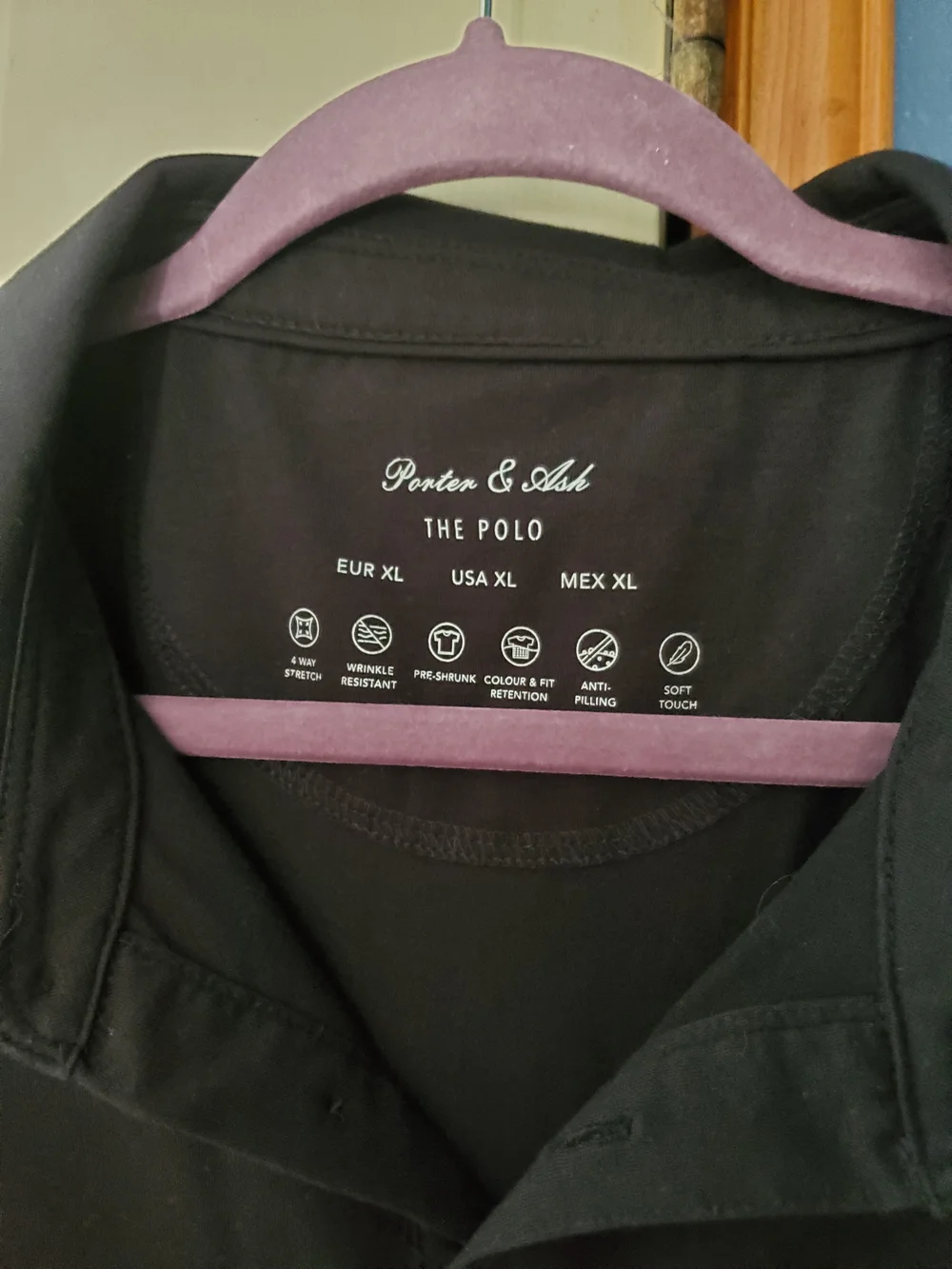 Men's Black Polo Shirt by Pedro del Hierro